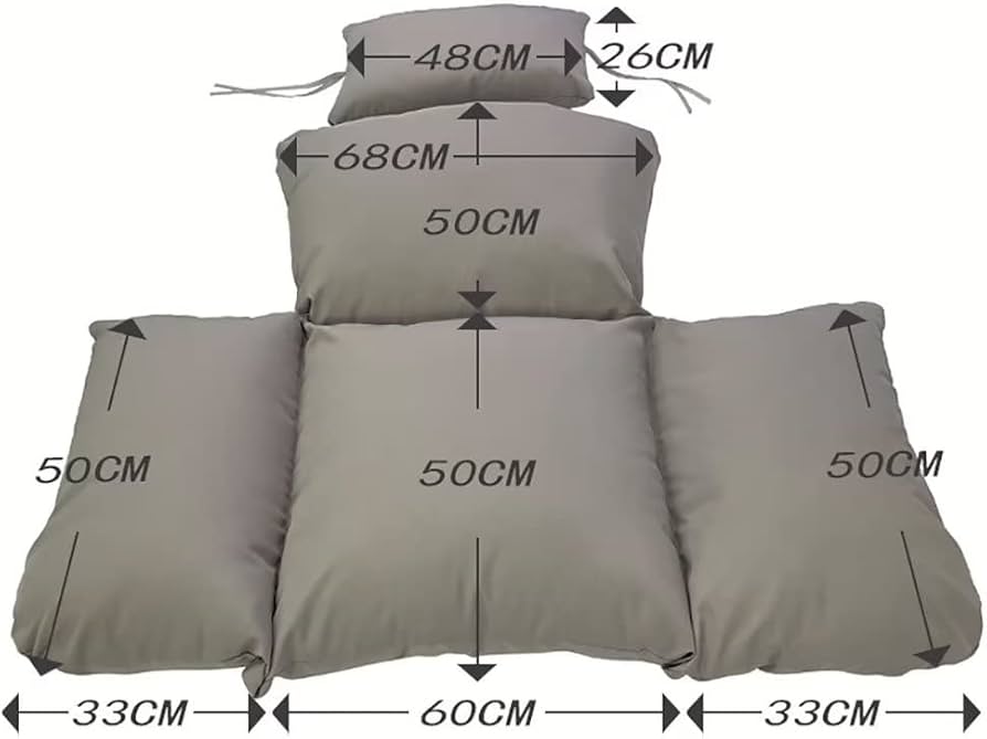 Amazon.com : Jaysydd Waterproof Egg Chair Cushion Replacement