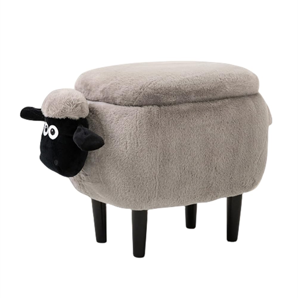 Amazon.co.jp: Sarinyひつじのショーン 収納スツール、ひつじの