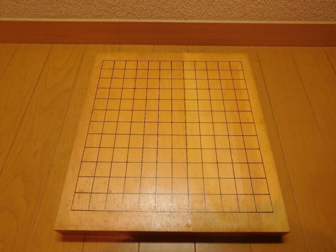 囲碁盤 本榧盤 1寸盤 表13路 裏9路本榧