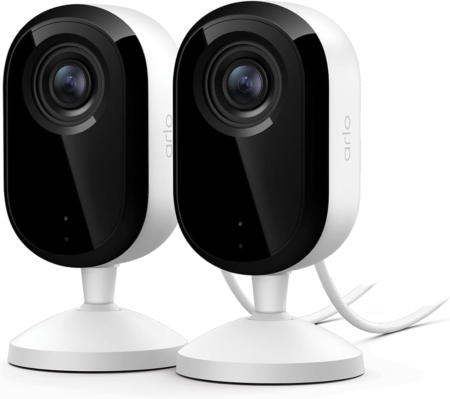 Amazon.com: Arlo Essential Indoor Security Camera 2K (3rd Gen