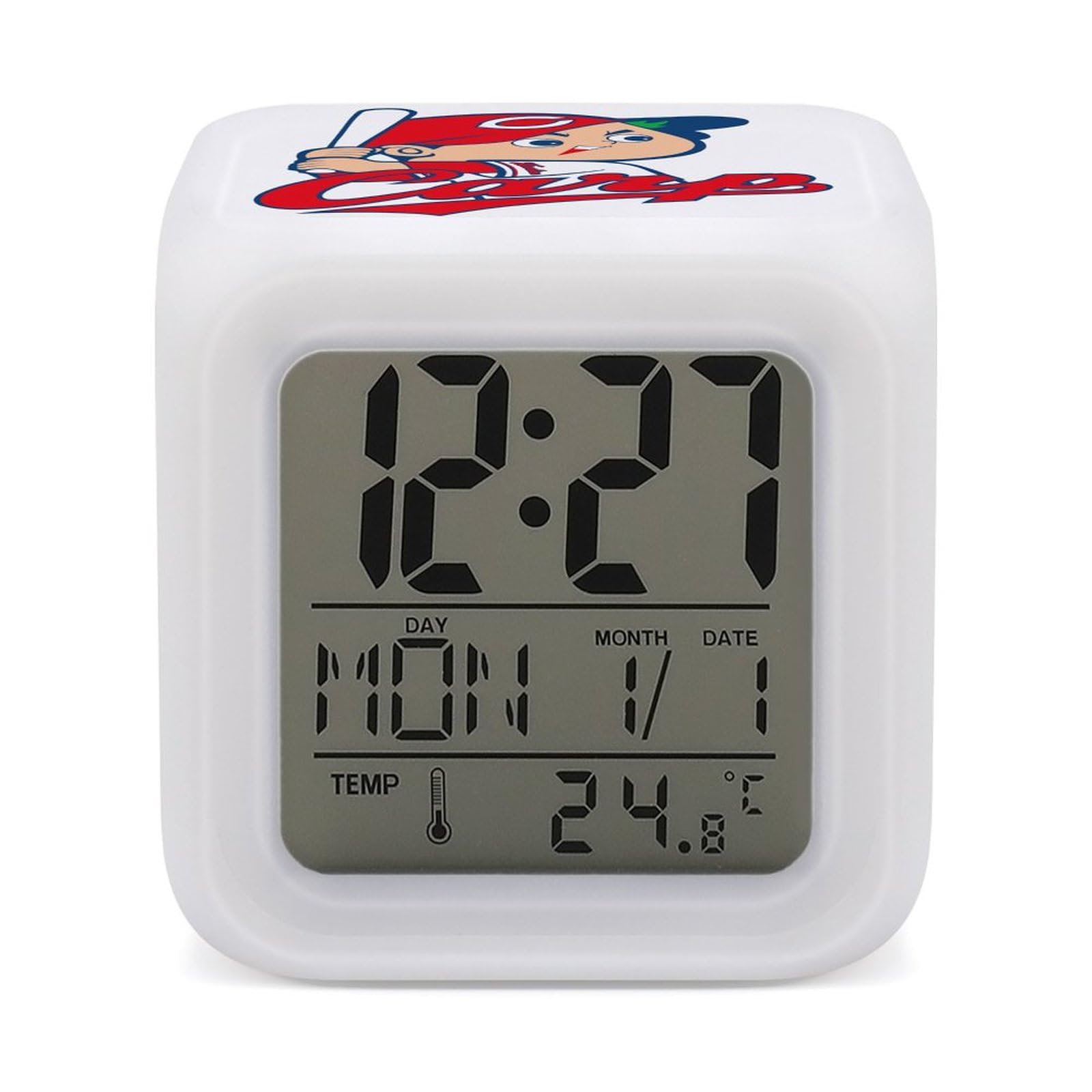 Amazon.co.jp: 目覚まし時計 広島-東洋カープ 置き時計 めざまし時計