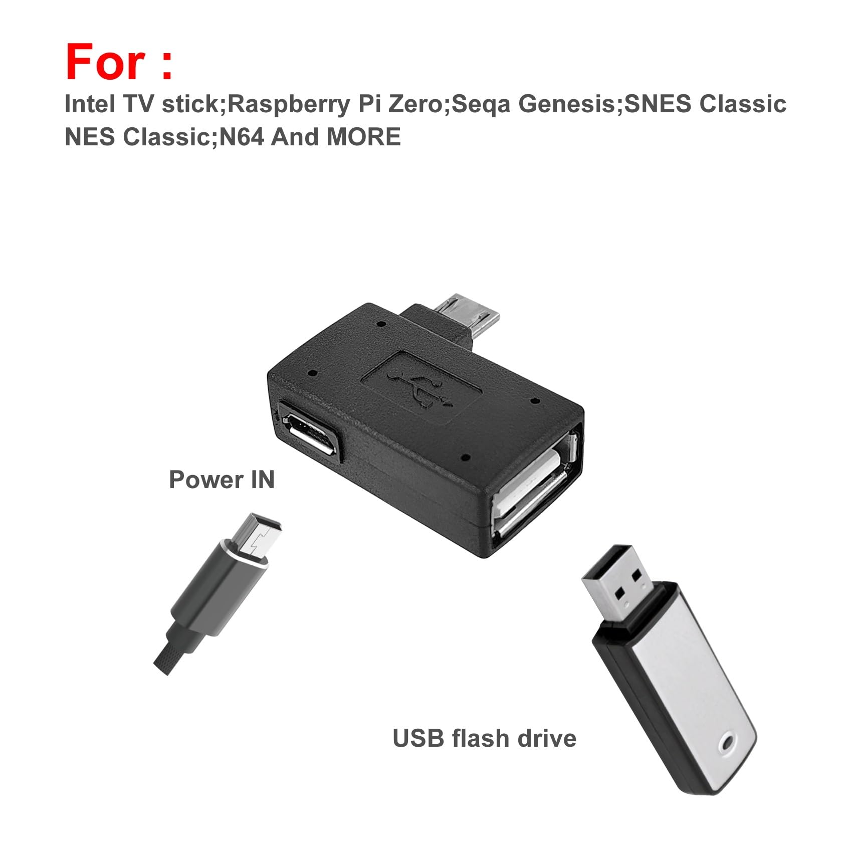 Amazon.com: FOHOLA 2 Pack OTG Cable Adapter for Fire TV Stick 4K