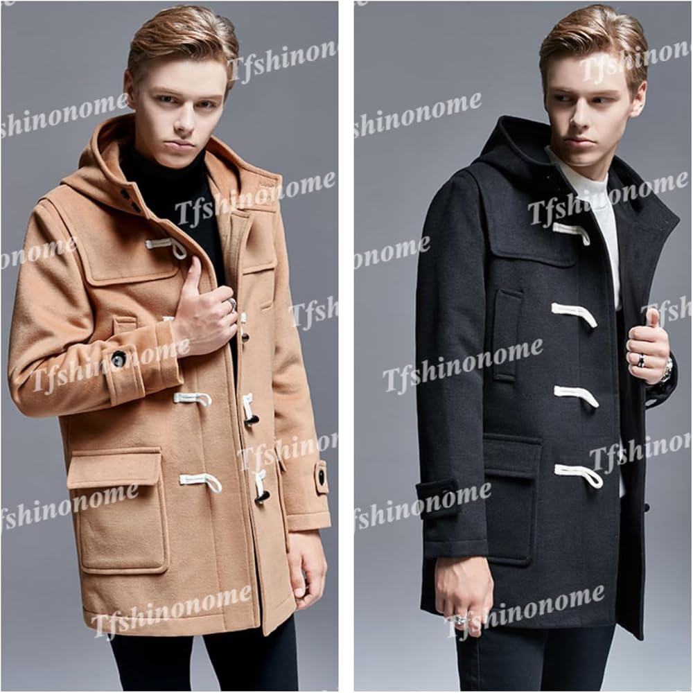 Amazon | [Tfshinonome] ダッフルコート メンズ 冬 コート メンズ 冬