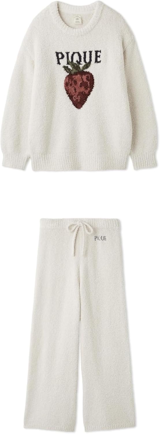 Amazon | [ジェラート ピケ] メランジストロベリージャガードプル