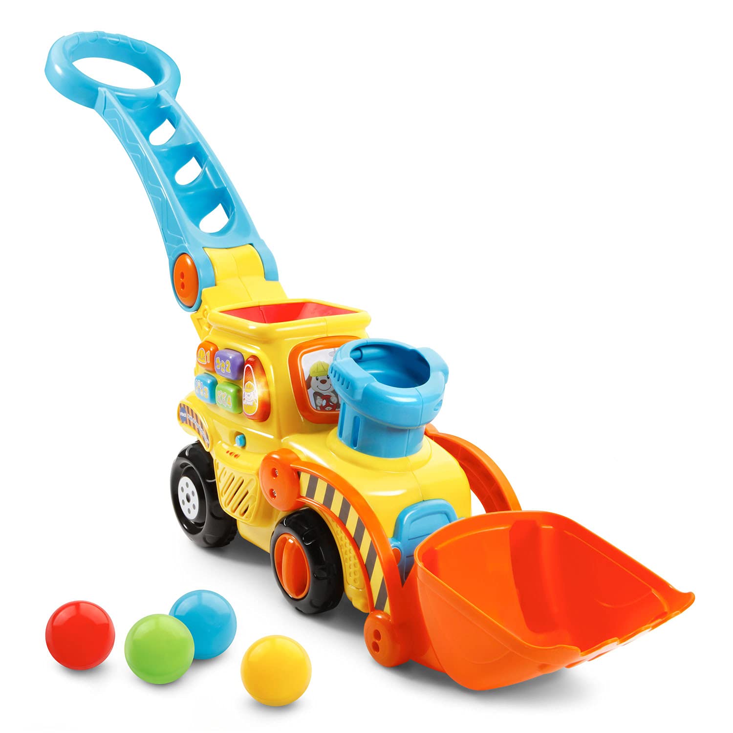 Amazon | VTech Pop-a-Balls Push & Pop Bulldozer | 手押し車