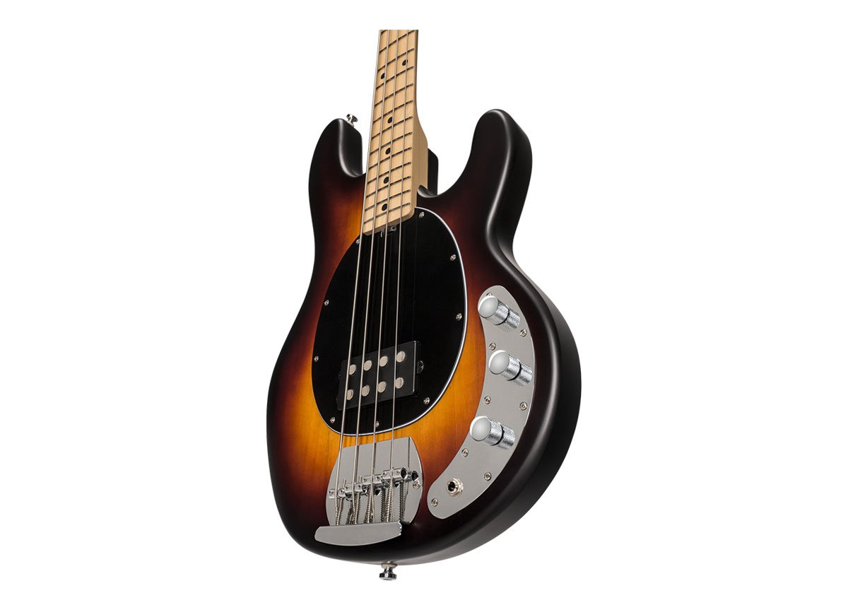 Sterling by Music Man StingRay Ray4 Baixo em cetim vintage