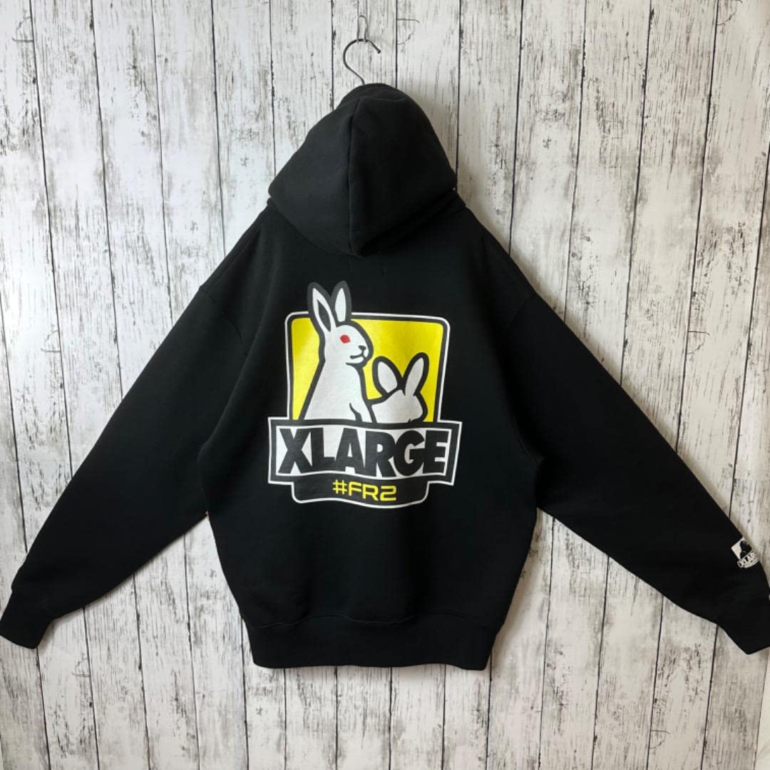 Amazon.co.jp: FR2 エクストララージ パーカー L 黒 イエロー