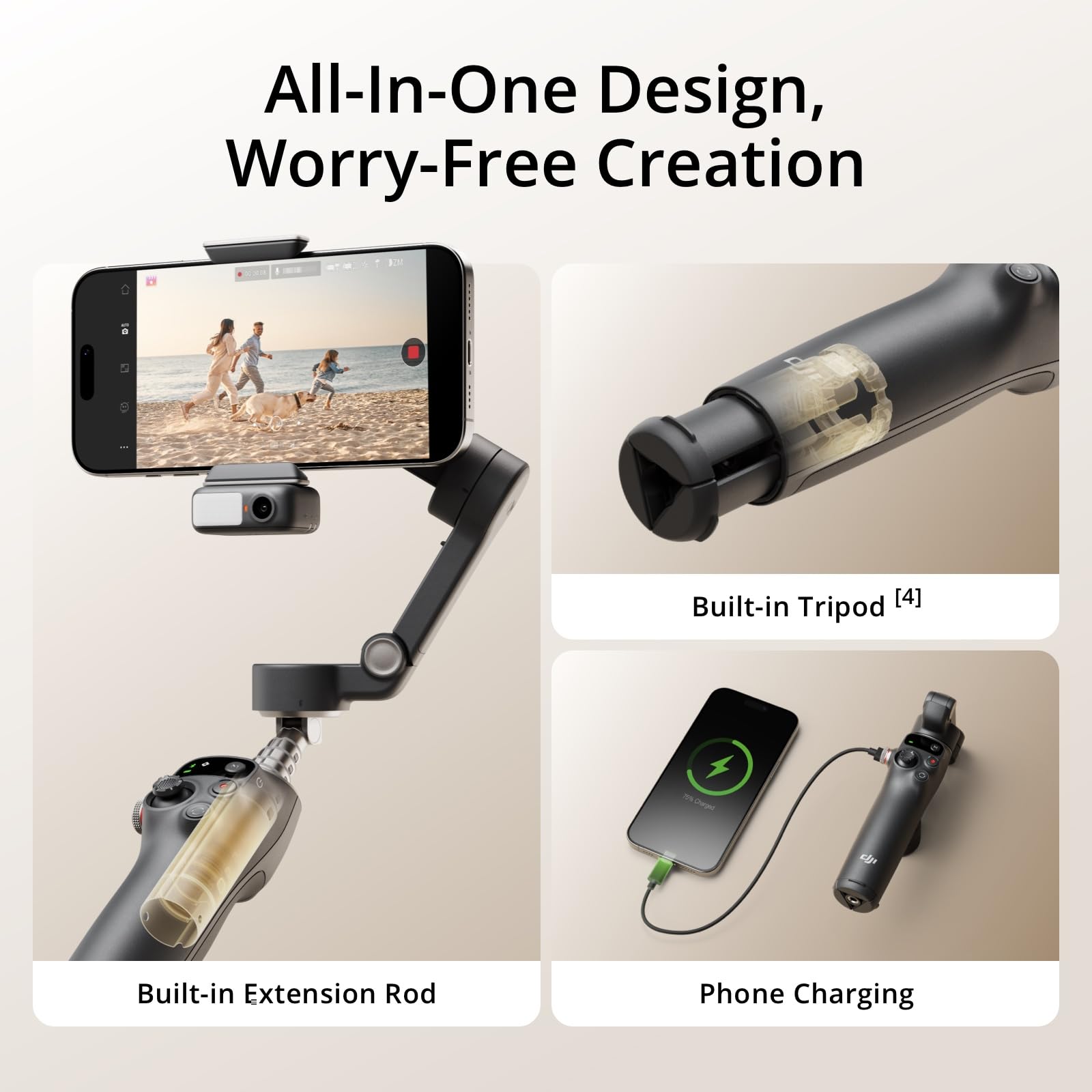 Amazon.co.jp: DJI Osmo Mobile 7P ジンバルスタビライザー