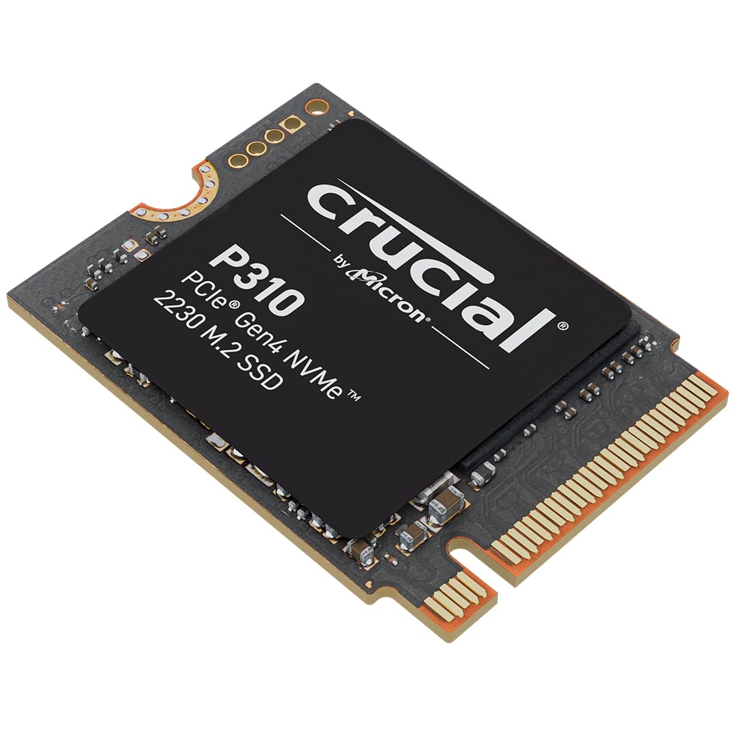 Crucial P310 1TB M.2 2230 SSD, PCIe Gen4 NVMe, Up to 7,100MB/s