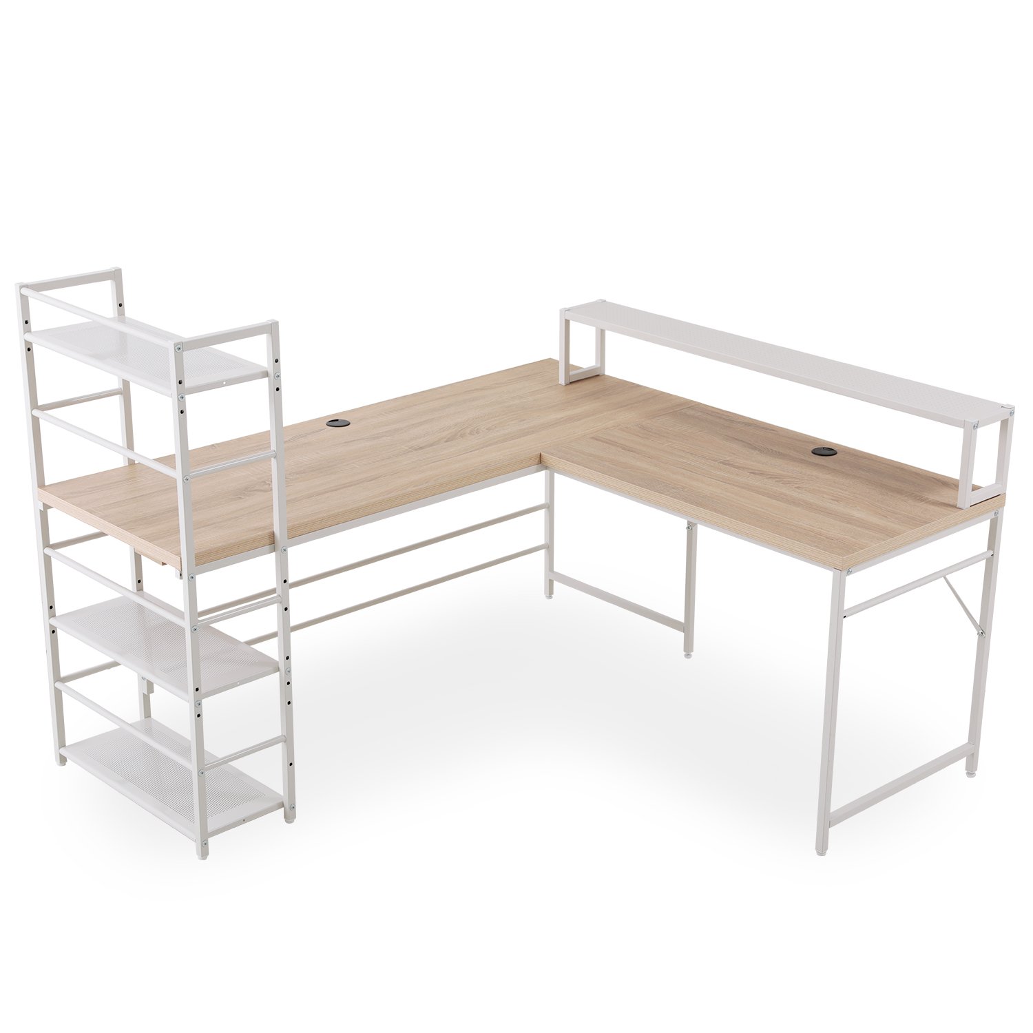 Amazon | LOWYA ロウヤ パソコンデスク 学習机 勉強机 pcデスク 収納