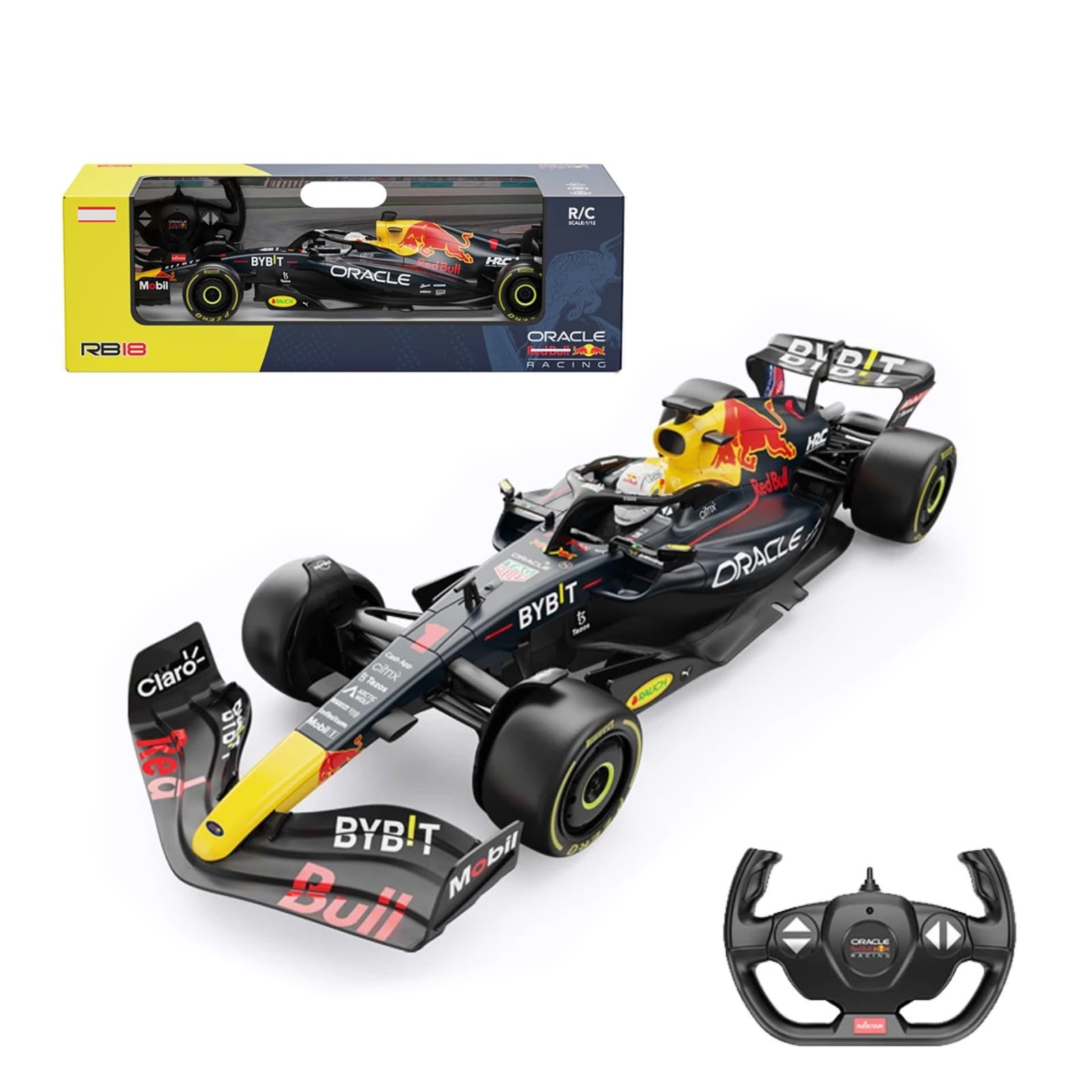 Amazon.com: HTLNUZD RC Car 1/12 F1 RB18#1 Champion Remote Control
