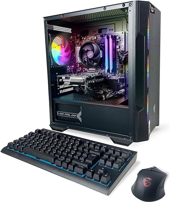 Amazon.com: NSX GAMING Pc Viper, AMD Ryzen 5 5500 3.7 GHz, Geforce