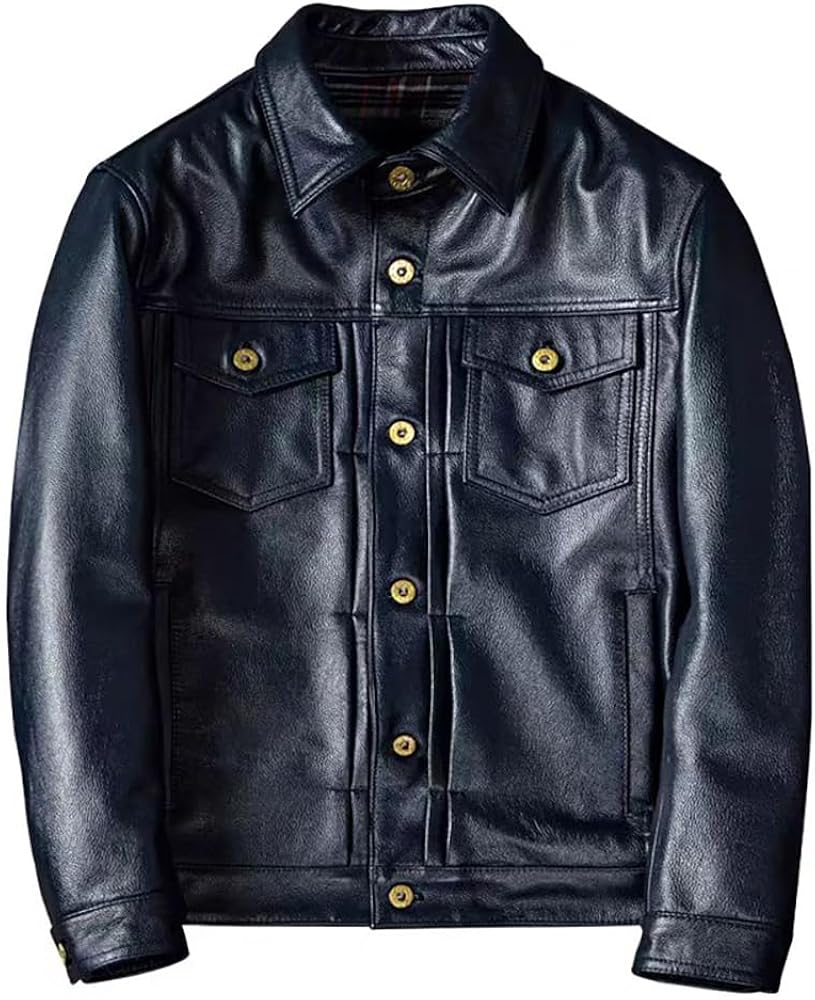 Amazon | [FORTIME] 本革ジャケット ライダースジャケット メンズ 牛革