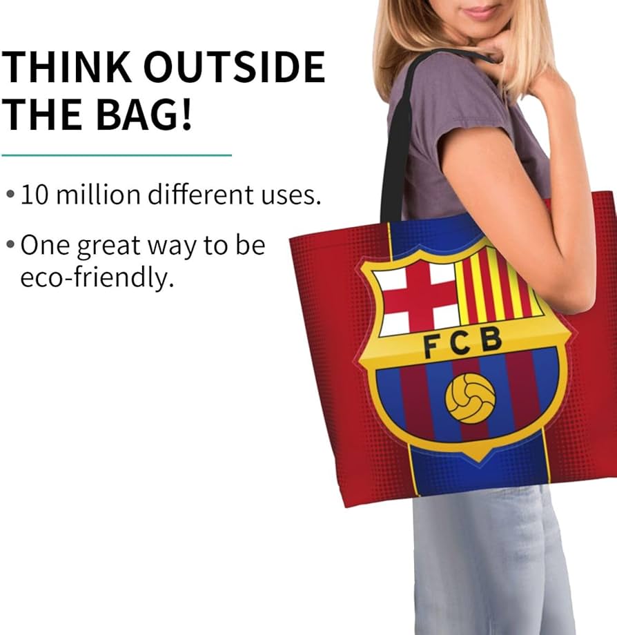 Amazon.co.jp: トートバッグ FCバルセロナ ショッピングバッグ エコ