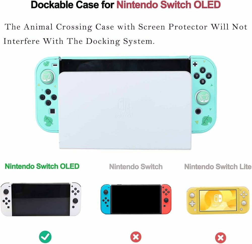 Amazon.com: Accessories Bundle for Nintendo Switch OLED Animal