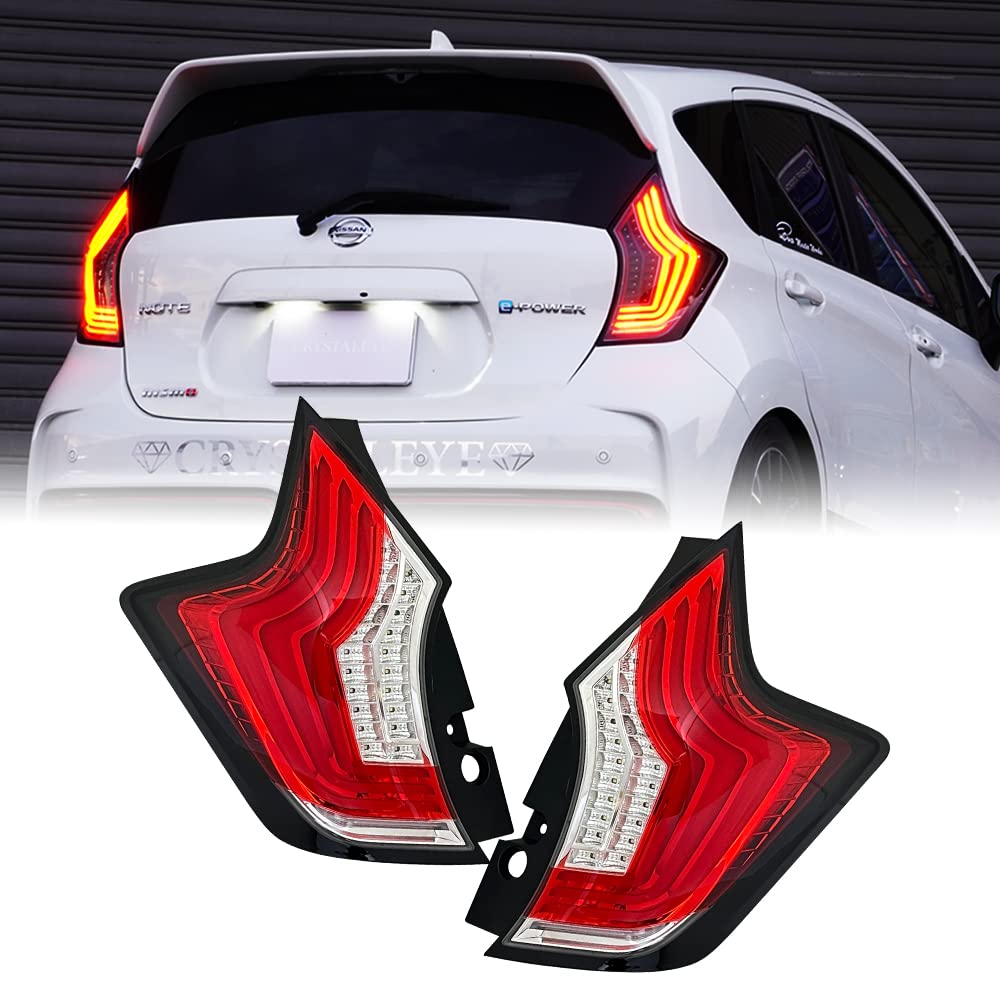 Amazon | クリスタルアイ 日産 E12 ノート ファイバーLEDテール 前期