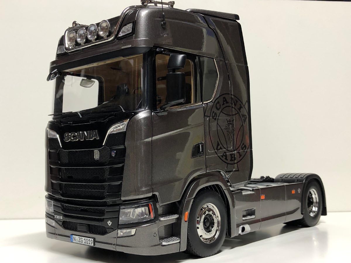Amazon | NZG 1/18 Scania V8 730S 4x2 Tractor グレー スカニア