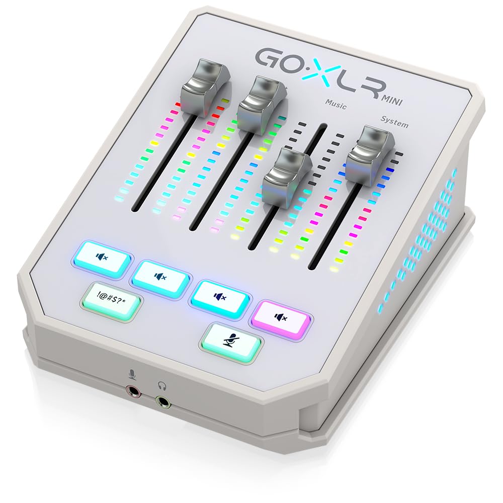 Amazon | TC Helicon GoXLR MINI-WH オンラインブロードキャスト