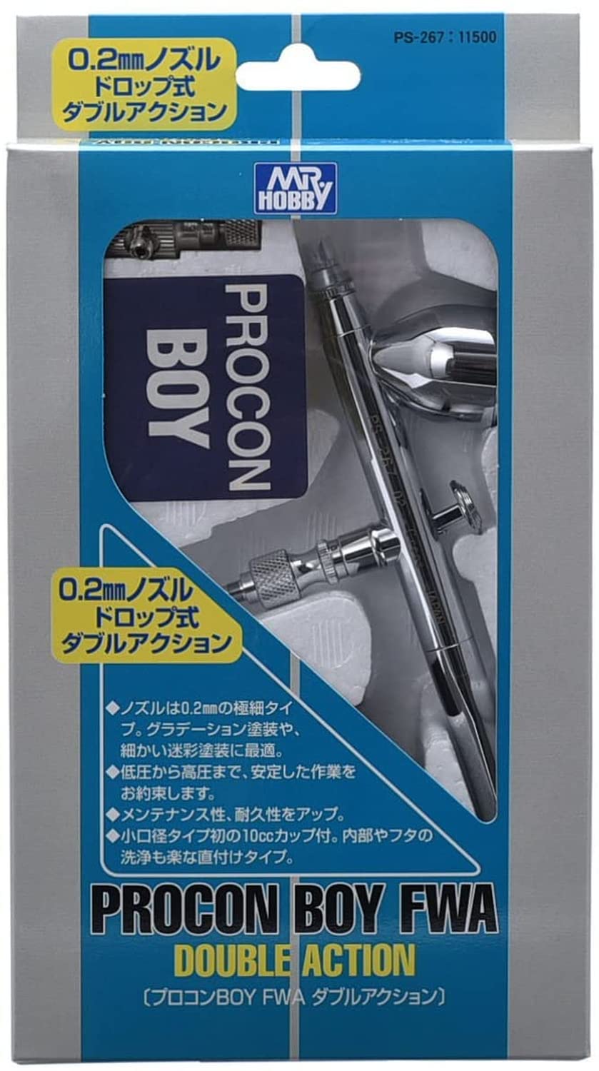 Amazon.com: GSI Creos Mr. Procon Boy FWA Airbrush, 0.2mm : Arts