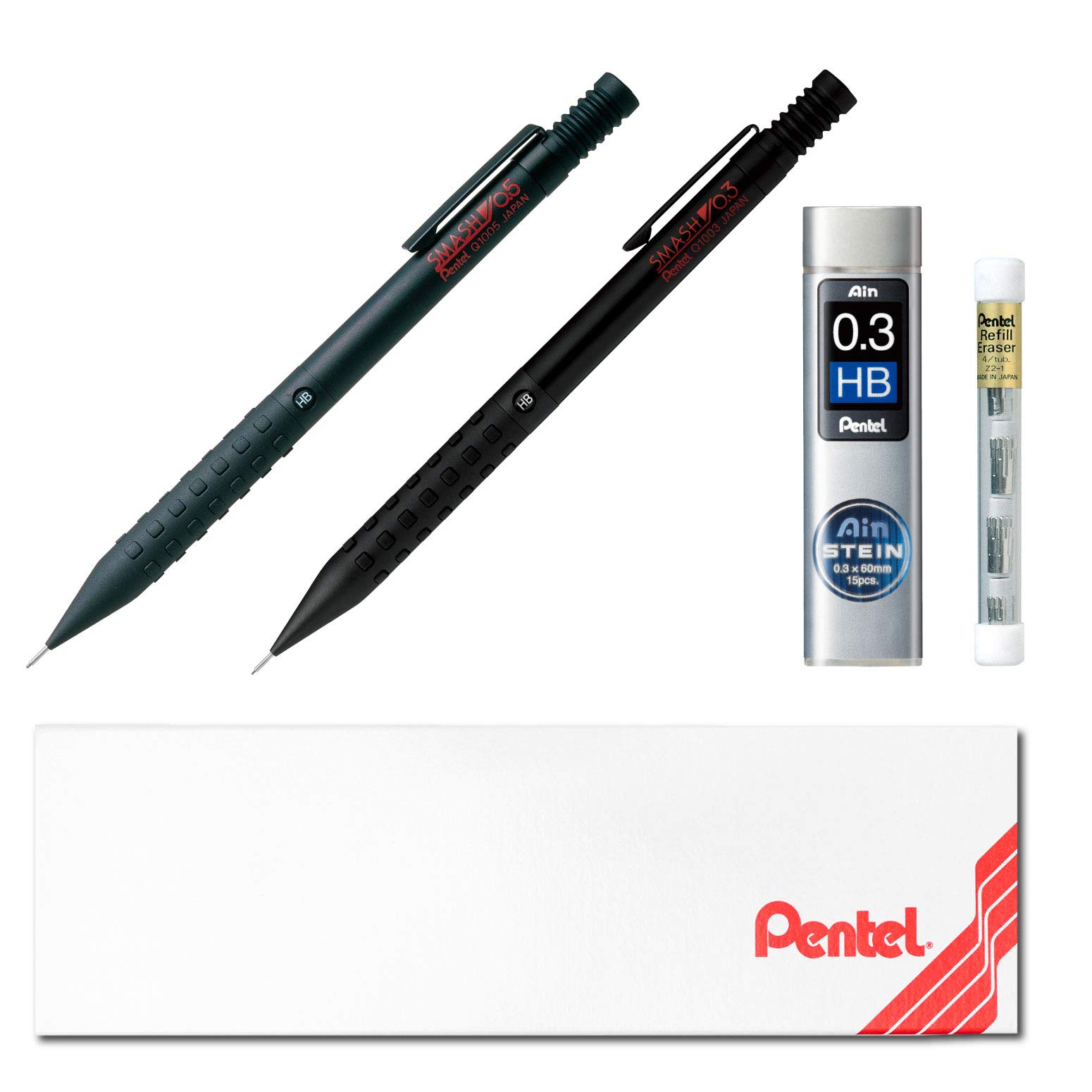 Amazon.co.jp: ぺんてる シャープペン スマッシュ 0.5mm 0.3mm ギフト