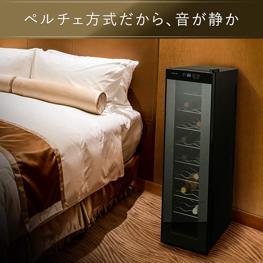 Amazon.co.jp: ワインセラー 18本収納 ペルチェ式 ミラーガラス家庭用