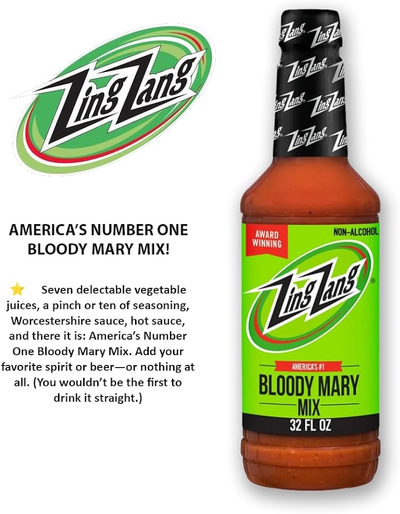 Amazon.com : Ultimate Zing Zang Bloody Mary Kit - 18 Piece - Just