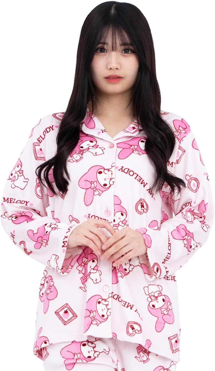 Amazon.co.jp: [SAZAC] マイメロディ シャツパジャマ マイクロファー