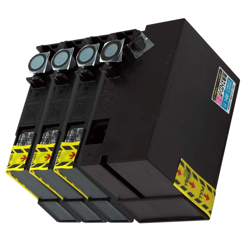 Amazon.co.jp: エプソン用洗浄カートリッジInc.com製 IC76-(BK/C/M/Y
