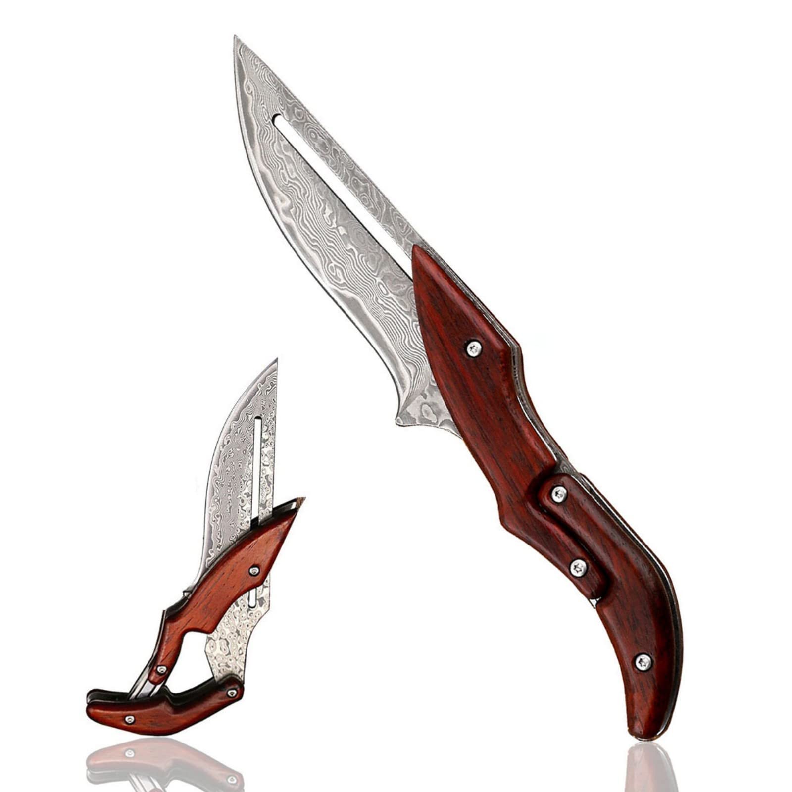 Amazon.co.jp: Irai Utaki 折りたたみナイフ 9cm サバイバルナイフ