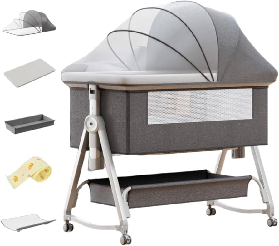 Amazon.co.jp: NIGOE新生児 ゆりかごベッド 多機能折りたたみベビー