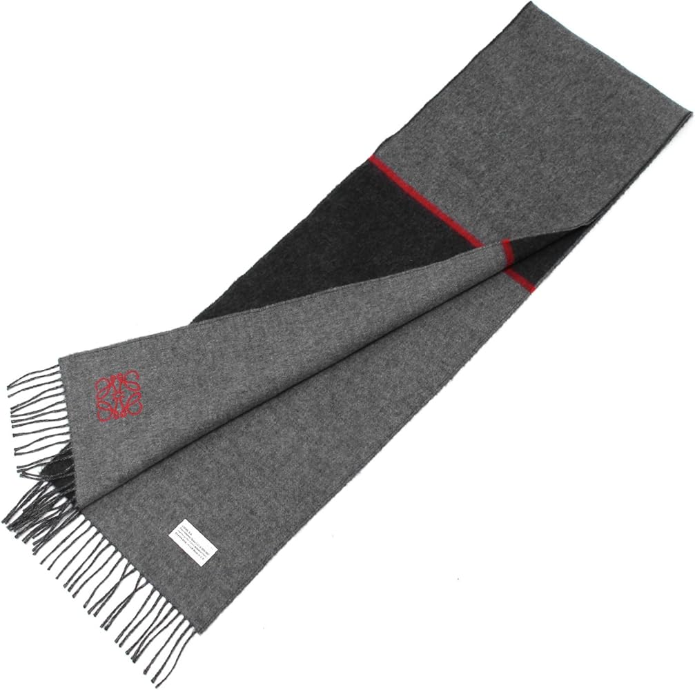 Amazon | (ロエベ)LOEWE WINDOW ANAGRAM GB SCARF アナグラム刺しゅう