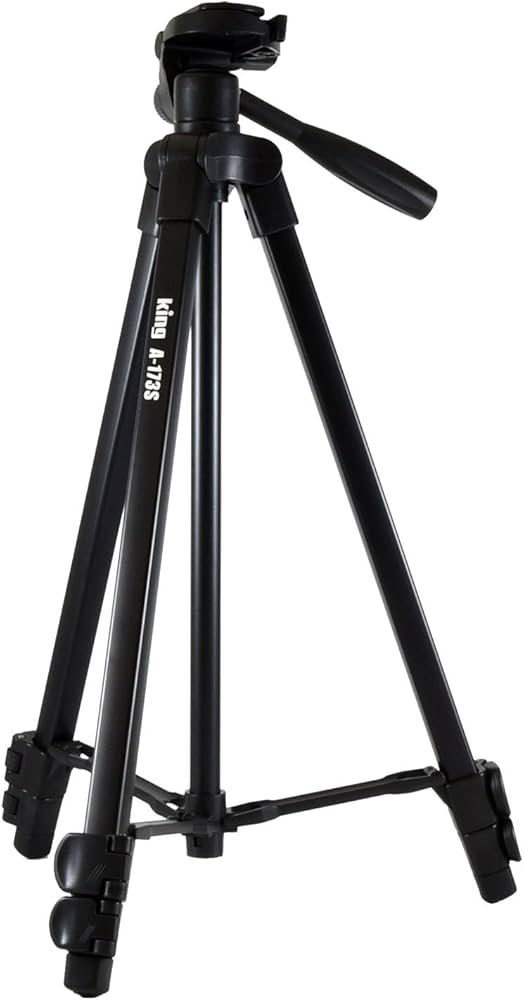 Amazon.co.jp: KING 817938 Camera & Movie Tripod A-173S Black : Hobbies