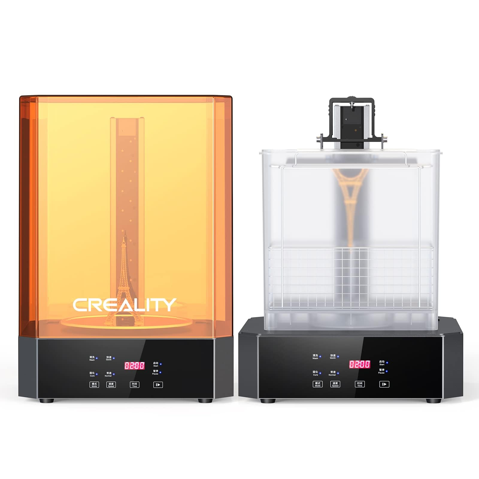 Amazon | Creality 洗浄硬化機 光造形3Dプリンター洗浄&硬化 2 in 1 UV