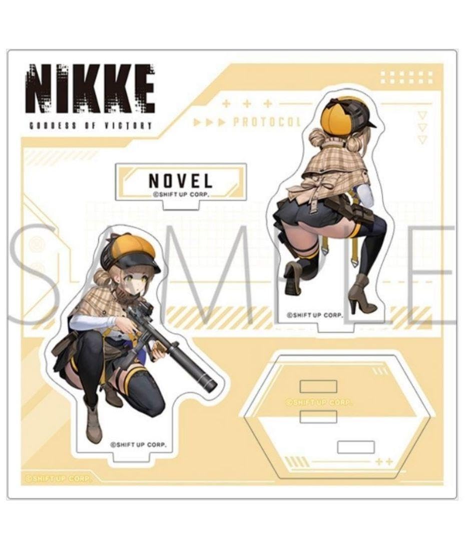 Amazon.co.jp: ノベル 背中で魅せる アクリルスタンド NIKKE 勝利の