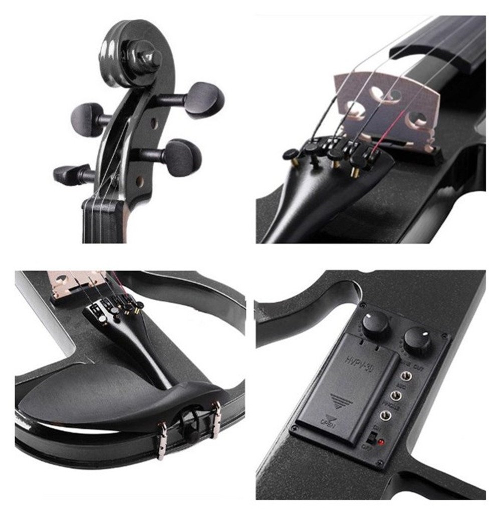 Amazon | 電気サイレントバイオリン 4/4サイズバイオリン サクラ楽器