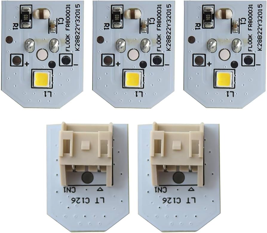 BUTITNOW WR55X11132 5Pcs Refrigerator Light Replacement LED for GE