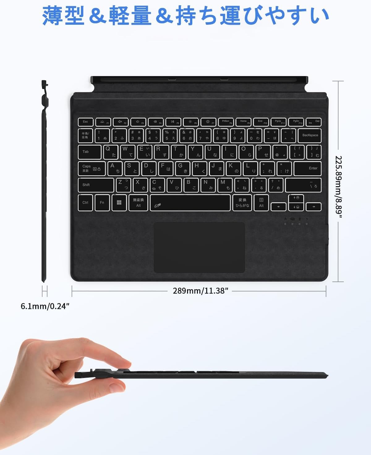 Amazon.co.jp: Omikamo Surface Pro キーボード ワイヤレス Surface