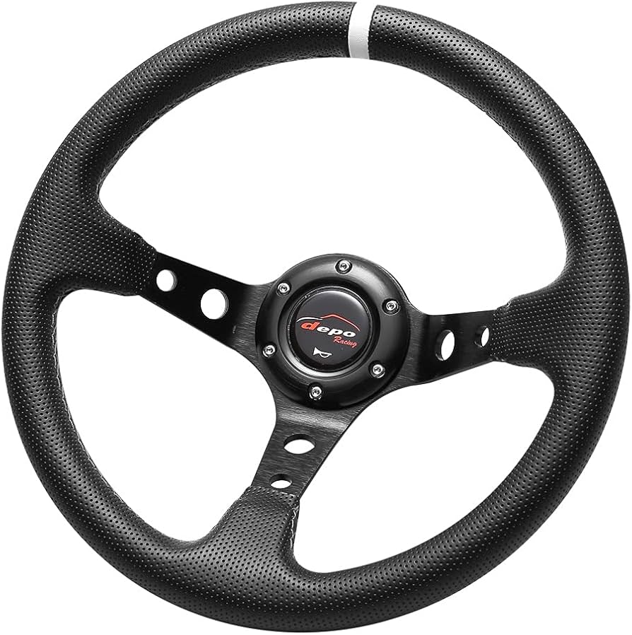 Amazon | DEPORACING ステアリング 32φ ディープコーン 70mm
