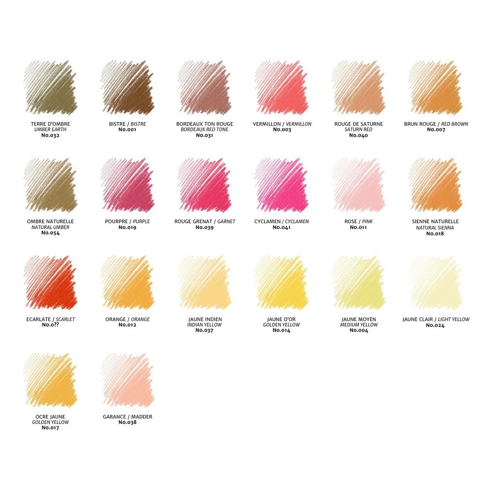 Amazon | Conte コンテ・ア・パリ パステルペンシル アソートセット 48