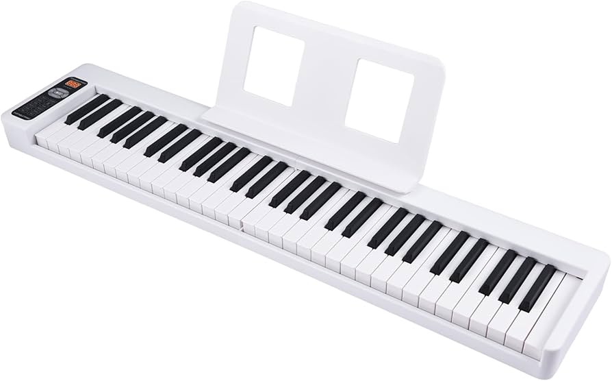 Amazon.co.jp: DIERT 61鍵折りたたみ式電子ピアノ 多機能電子オルガン