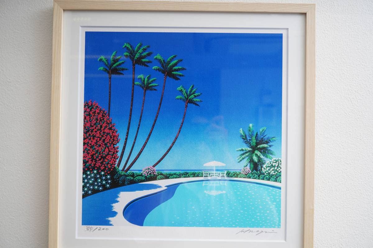 永井博【限定100部】パルコプリントセンター アートポスター (新品・未