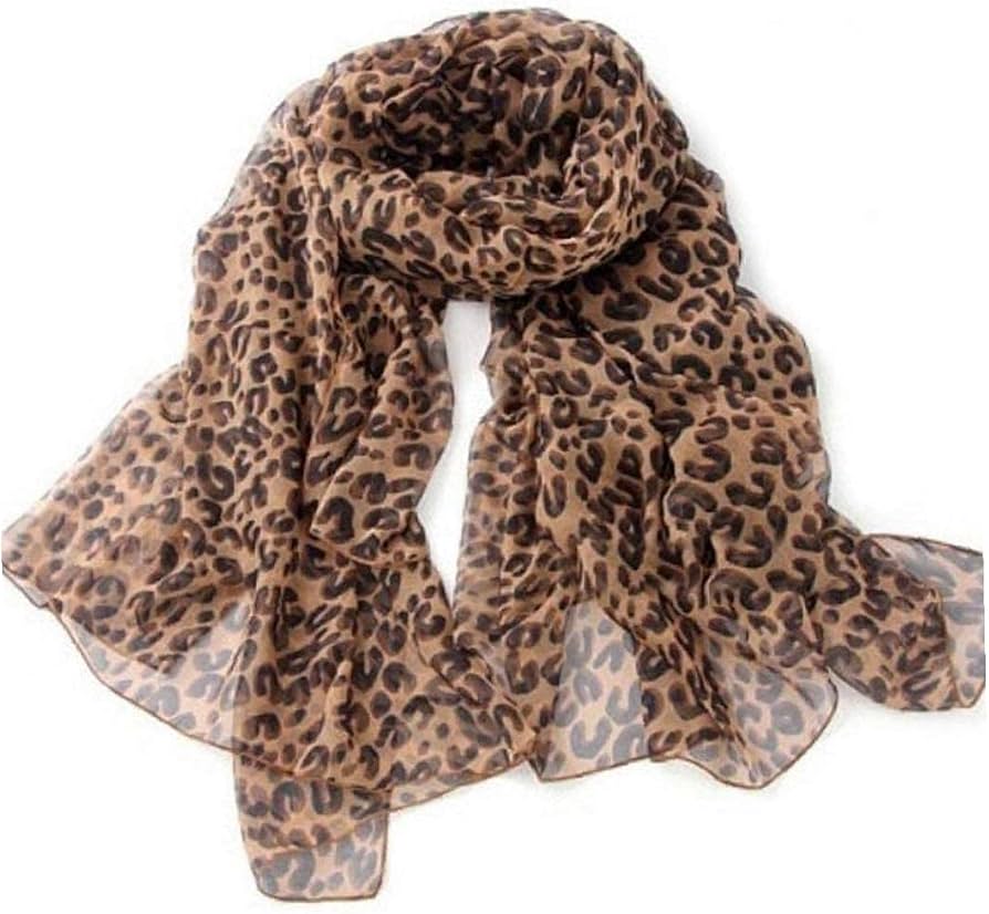 Amazon.co.jp: ヒョウ柄 スカーフ ウィメンスカーフ ファッション
