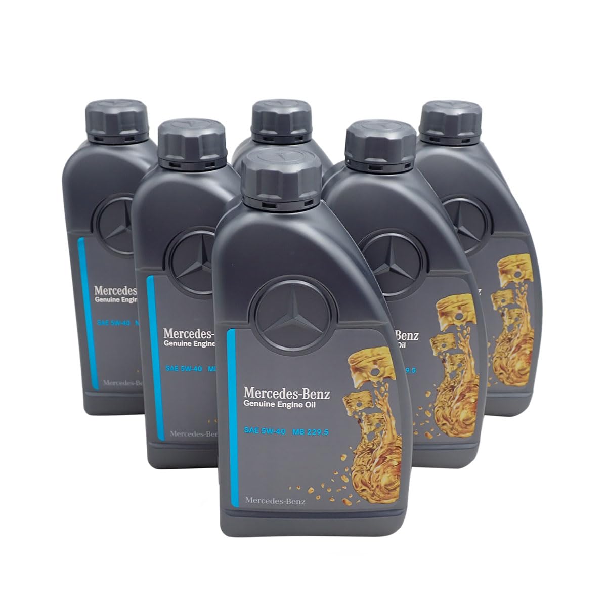 Amazon | メルセデスベンツ車用 純正 エンジンオイル ガソリン車用 6本