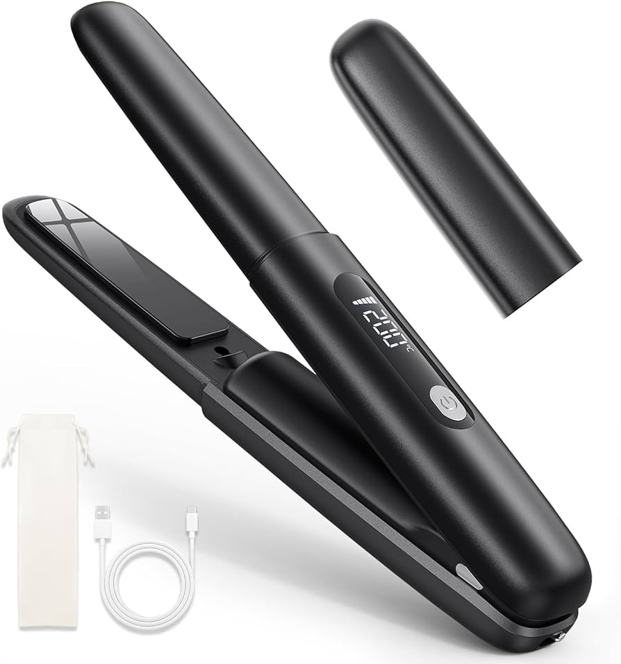 Amazon | ヘアアイロン コードレス 【美容師推薦・25秒急速加熱・ツヤ