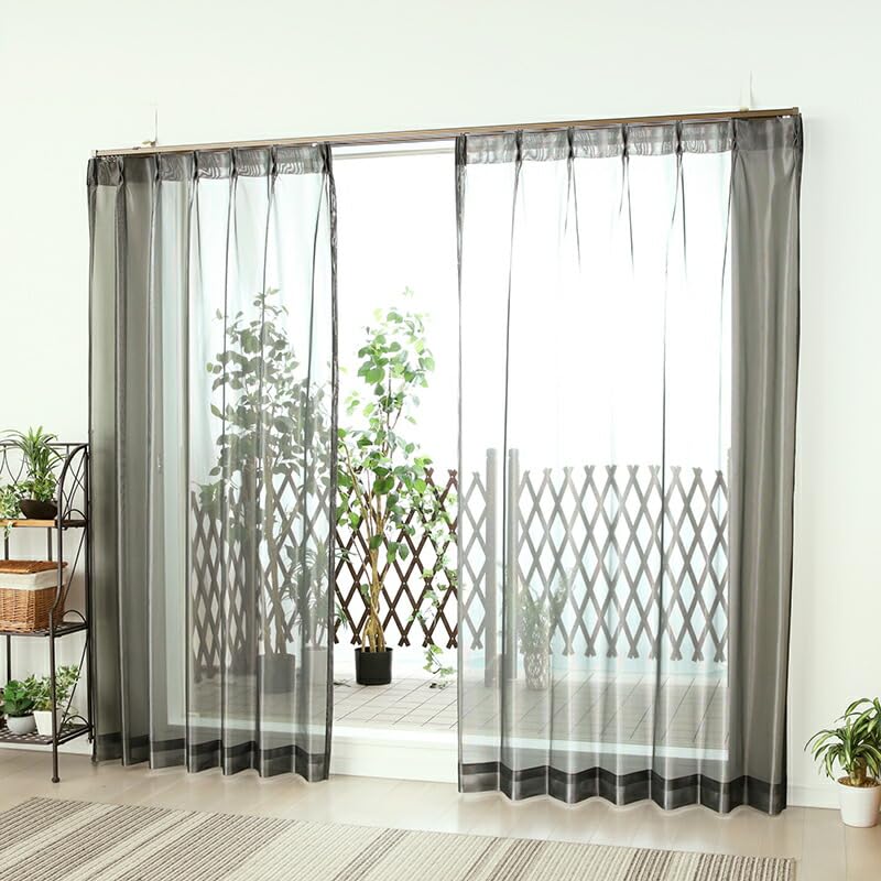 Amazon｜カーテン天国 レースカーテン ミラー マジックミラーレース