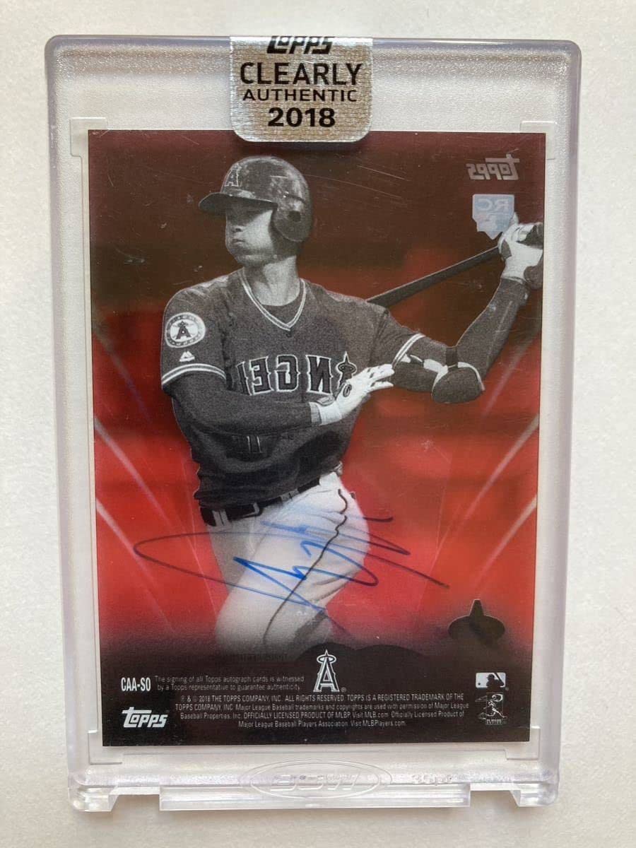 Amazon.co.jp: 50枚限定 大谷翔平 ルーキー直筆サインカード 2018