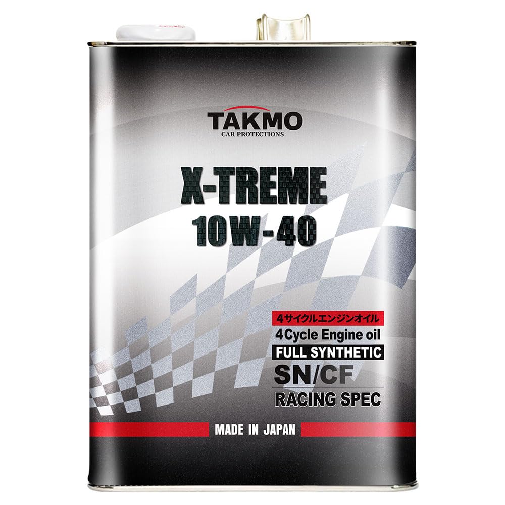 Amazon | TAKMO(旧TAKUMIモーターオイル) エンジンオイル 10W-40 4L 4