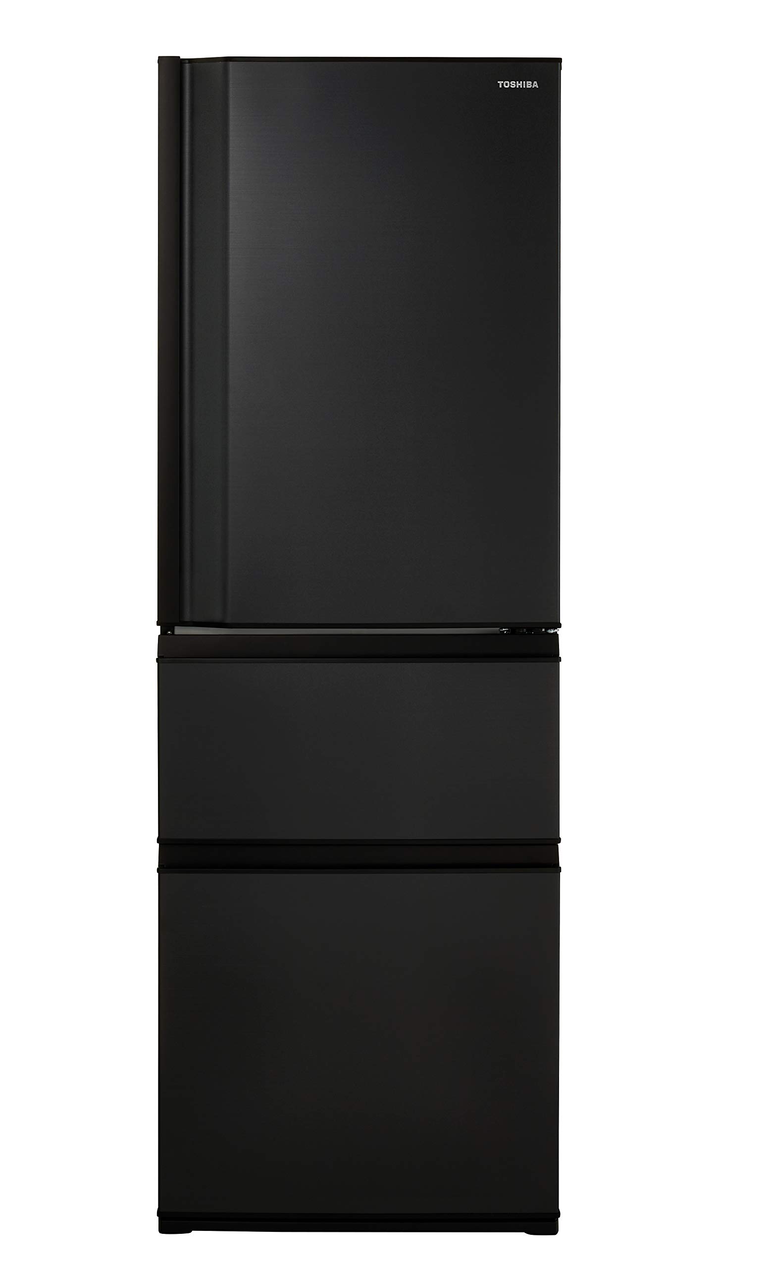 Amazon | 東芝 冷蔵庫 幅60㎝ 356L マットチャコール GR-T36SC (KZ) 3