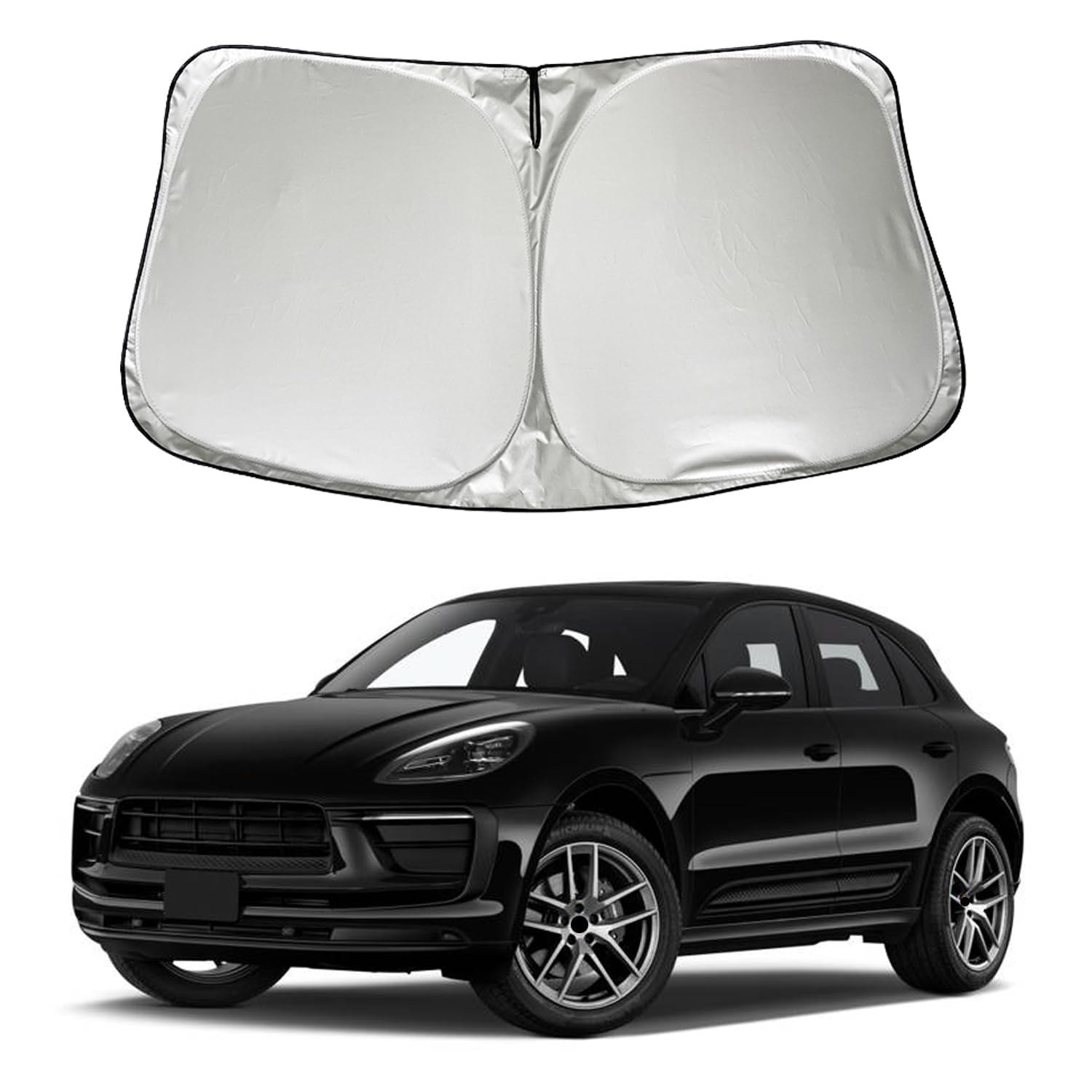 Amazon.co.jp: SZYUCHEN 車用フロントガラスサンシェードサンシェード