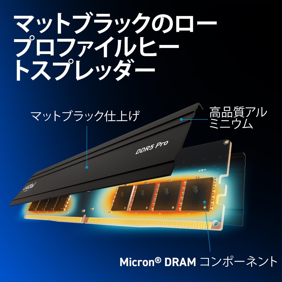 Amazon | Crucial(クルーシャル) PRO (マイクロン製) デスクトップ用